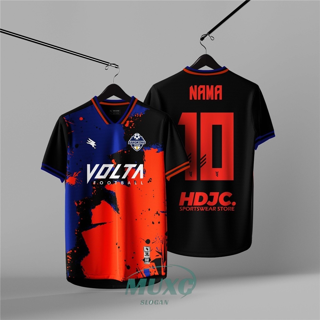 ฟรีชื่อที่กําหนดเองและหมายเลขสโมสรฟุตบอล 2024 ออกแบบใหม่ที่กําหนดเองชื่อ Bola Futsal เสื้อฟุตบอลเสื้อราคาถูก Baju Lelaki มาเลเซียทีม Tshirt Jersey ชื่อที่กําหนดเอง