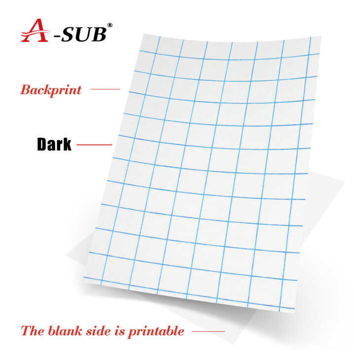 A4 T-Shirt Transfer Paper For Dark T-Shirts 100% Cotton 10Sheets/20Sheets/50Sheets For Inkjet Prin s