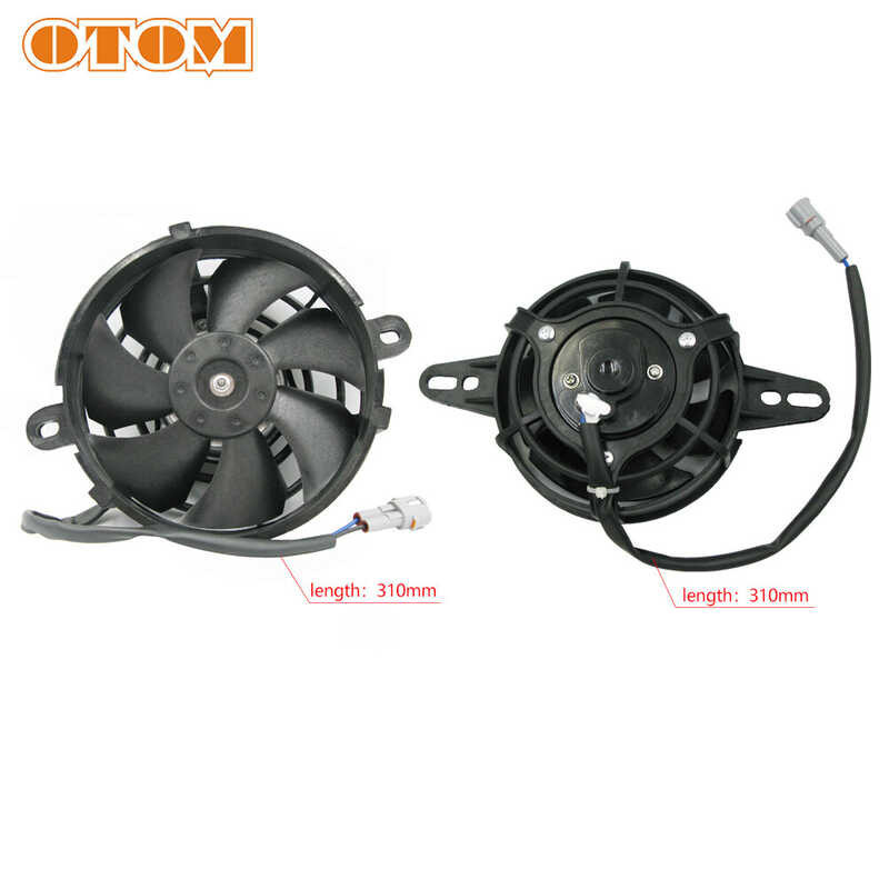 ❤ OTOM 4Inch 5Inch Universal Motorcycle Radiator Cooling Oil Water Cooler Electric Fan For All Di