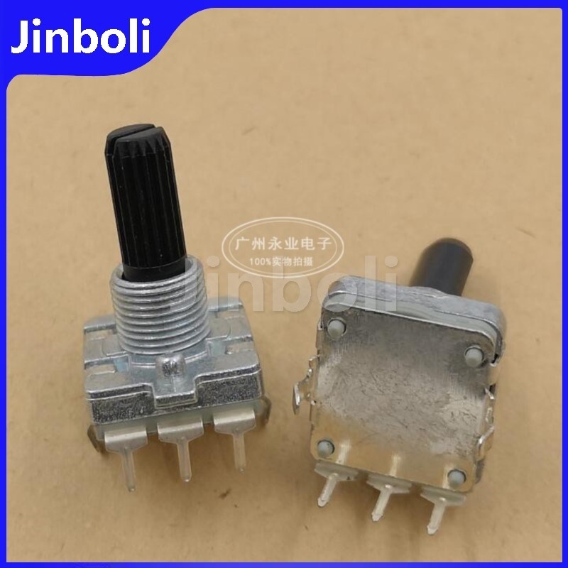 2pcs EC16 ประเภทโรตารี Encoder 3Pins 360 องศาหมุนเครื่องขยายเสียงสวิทช์ระดับเสียง 24 ตําแหน่งดิจิตอล Pulse Potentiometer