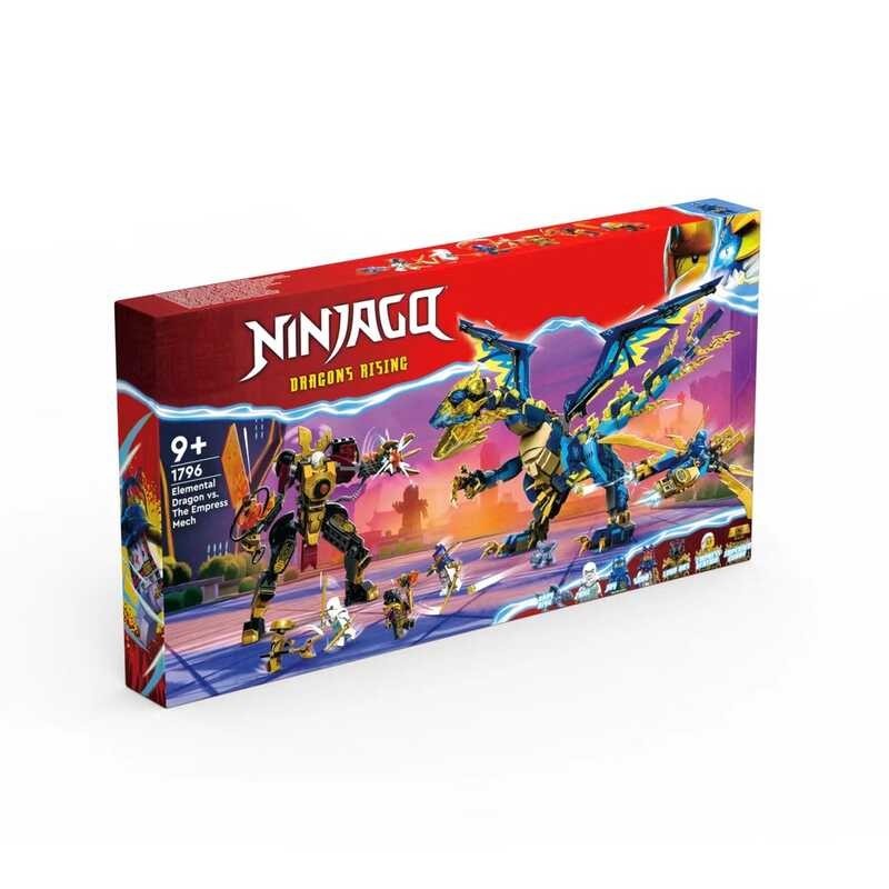 Ninjago Phantom Ninjas 71796 Elemental Dragon Vs. The Empress Mech Assemble Building Block Toys