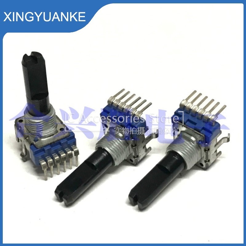 2 ชิ้น/ล็อตคู่ 503W 50K พร้อม Midpoint Audio Power Amplifier Mixer Effect Potentiometer 6Pin ความยาว