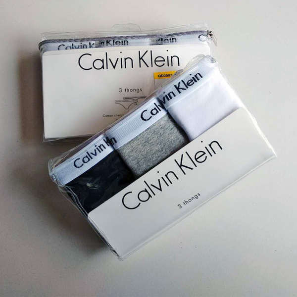 calvin klein ผู้หญิง calvin klein ผู้ชาย Calvin Klein USA ของแท้จัดหา CK Fitness Thong กางเกงชั้นใน
