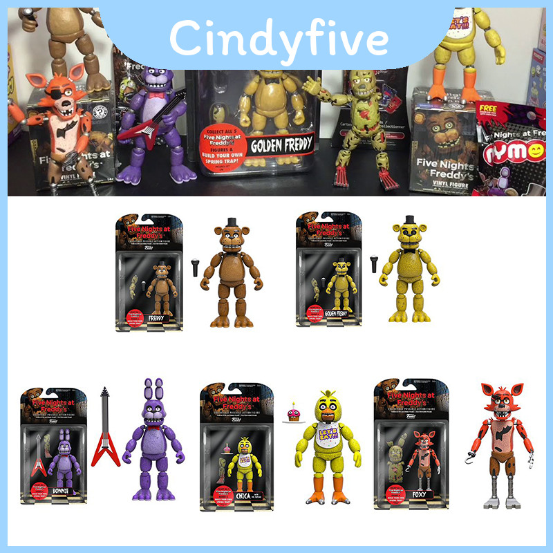 Funko Playful Fnaf Five Nights At Freddys Action Figure Golden Freddy Fun สําหรับสะสม