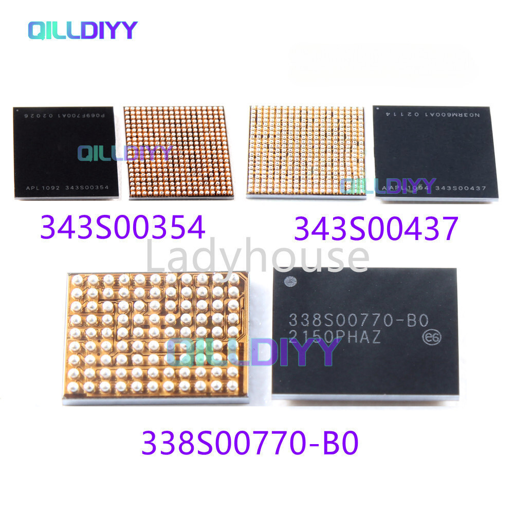 1pcs Big Power IC 339S00354 343S00437 338S00770-B0 สําหรับ iPhone 11 12 13 Pro Max PMU Pmic Fix อะไห