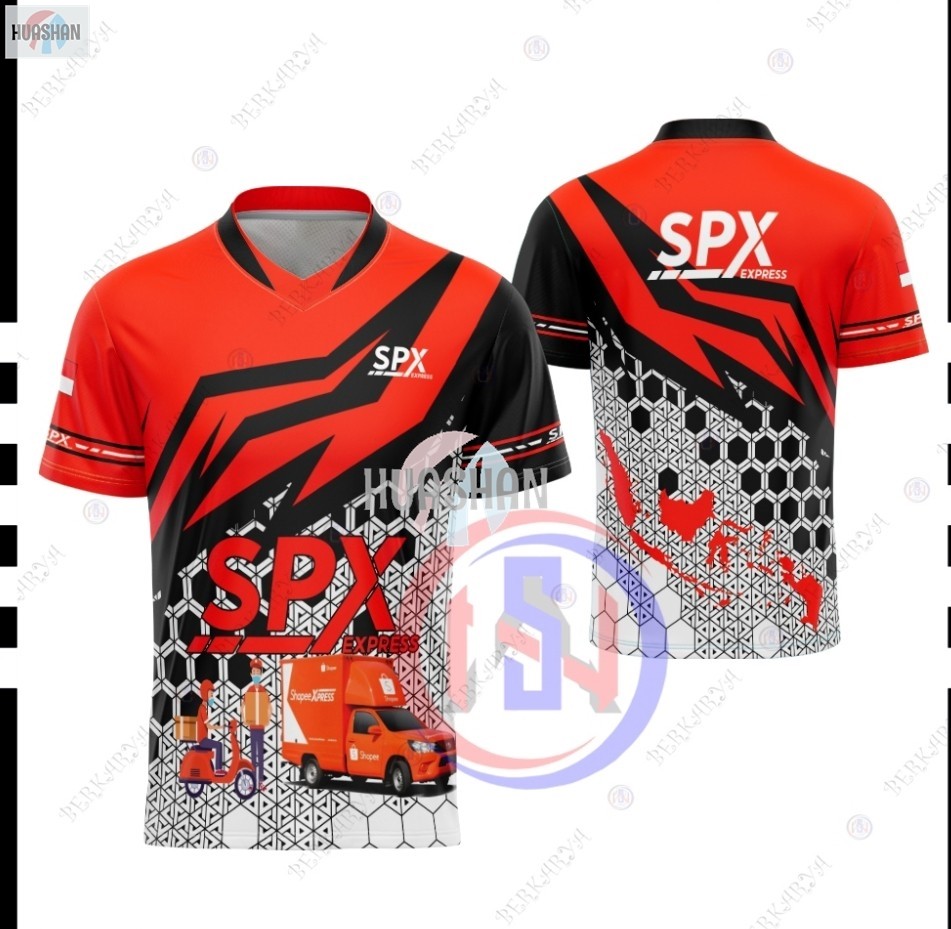 SHOPEE Courier JERSEY SPX EXPRESS All in Print Premium Package