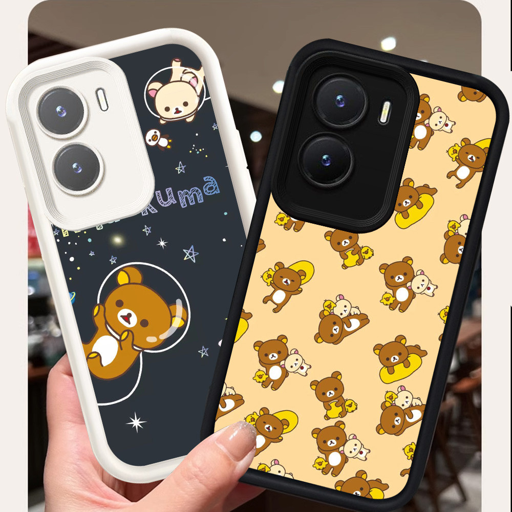 เคสสําหรับ VIVO Y55 Y33E Y01 Y75 Y33S 5G เคสซิลิโคน H-57 น่ารัก Rilakkuma