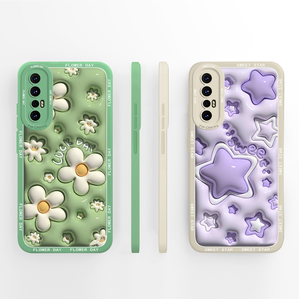 สําหรับoppo Reno3 Proกรณียอดนิยมดอกไม้StarปกหลังสําหรับReno 3ProปลอกReno 3 Proสําหรับซิลิโคนอ่อนนุ่มเลนส์ป้องกันกระเป๋าโทรศัพท์Shell Capaที่อยู่อาศัย