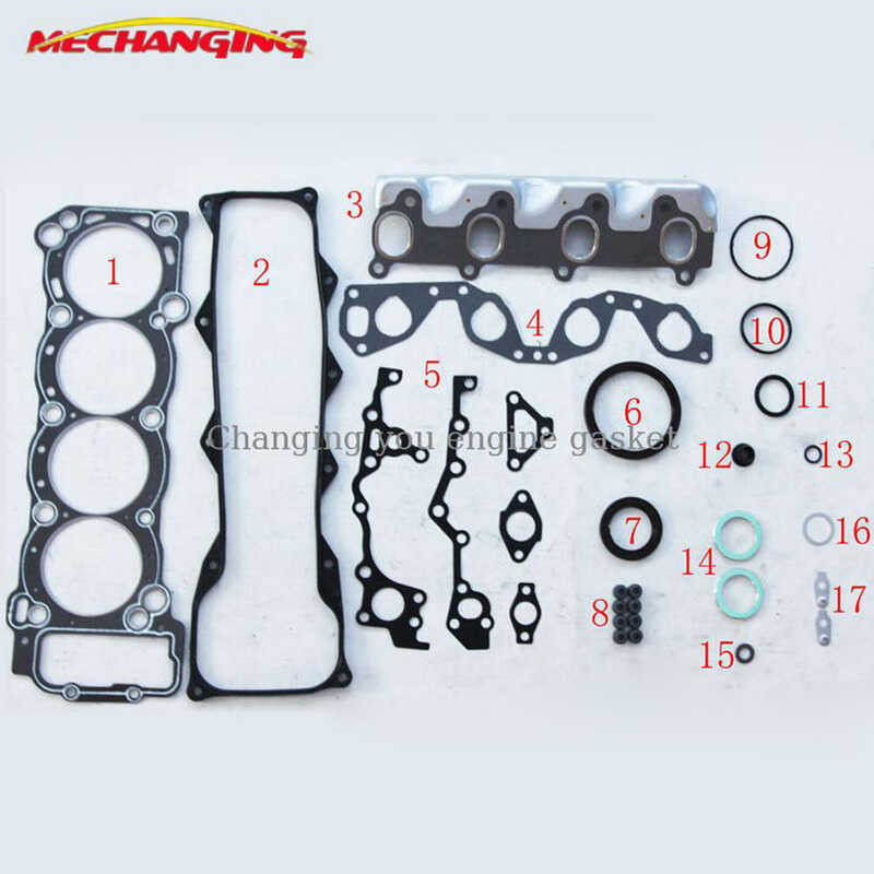 2.4 สำหรับโตโยต้าไฮเอซiii 4Wd 2Rz 2Rz-Eเครื่องยนต์สร้างใหม่ช -Eเครื่องยนต์สร้างใหม่ช