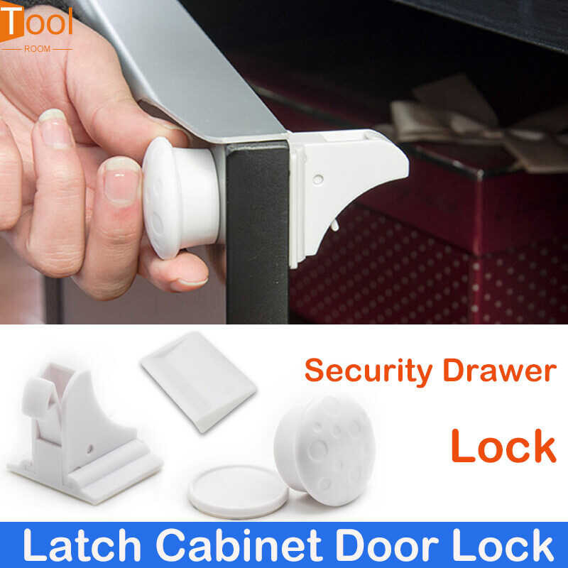 Kids Security Baby Lock Magnetic Child Lock Cabinet Drawer Door Lock Children Protection Lock No Dr ren