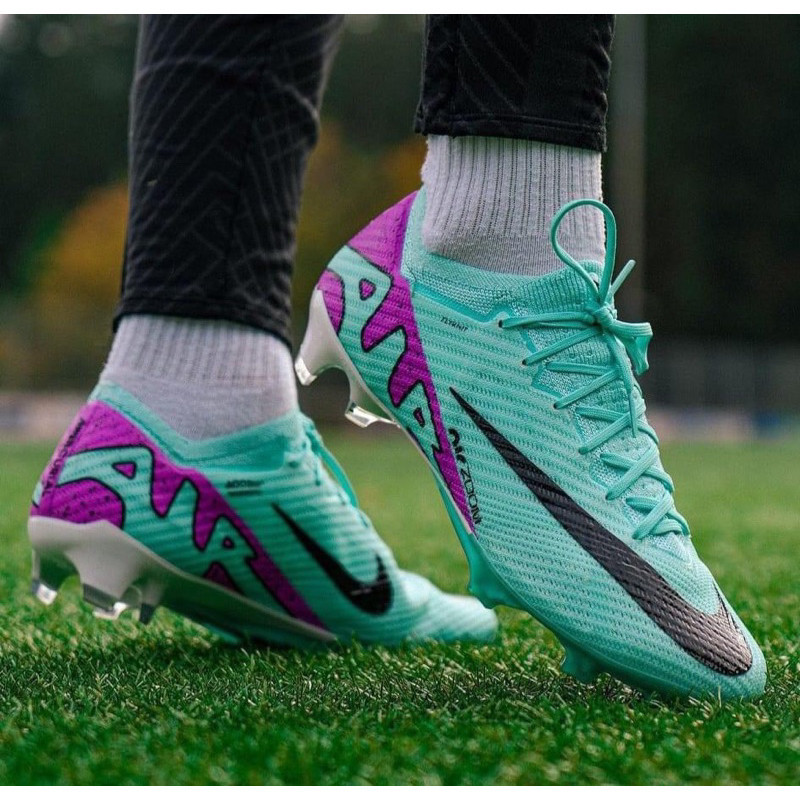 ♞,♘รองเท้าสตั๊ดแท้ Nike Mercurial Vapor 15 Elite ปุ่ม FG & AG-PRO ถนอมหัวเข่า สวยมาก ของแท้ล้าน%