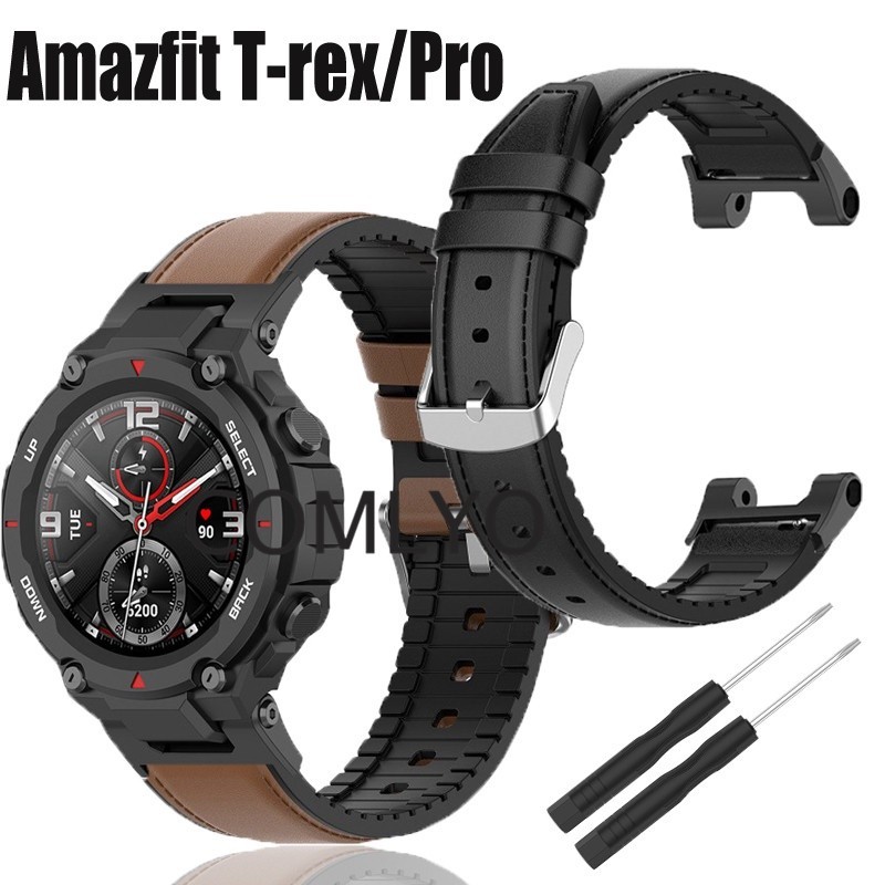 สายนาฬิกาข้อมือซิลิโคน สําหรับ Amazfit T-rex T rex PRO Amazfit T-rex