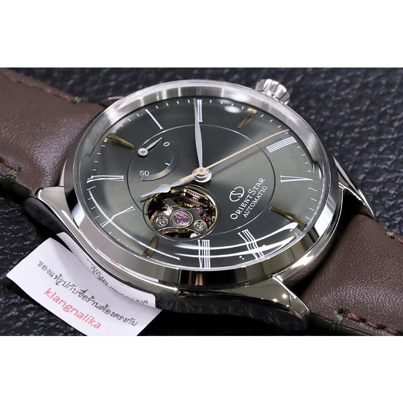♞,♘,♙(แถมกล่องแบบพกพา) นาฬิกา Orient Star Classic Semi-Skeleton รุ่น RE-AT0202E
