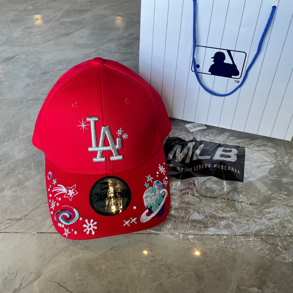 หมวกแก๊ป Mlb NY LA UNIVERSE สีแดง ของแท้