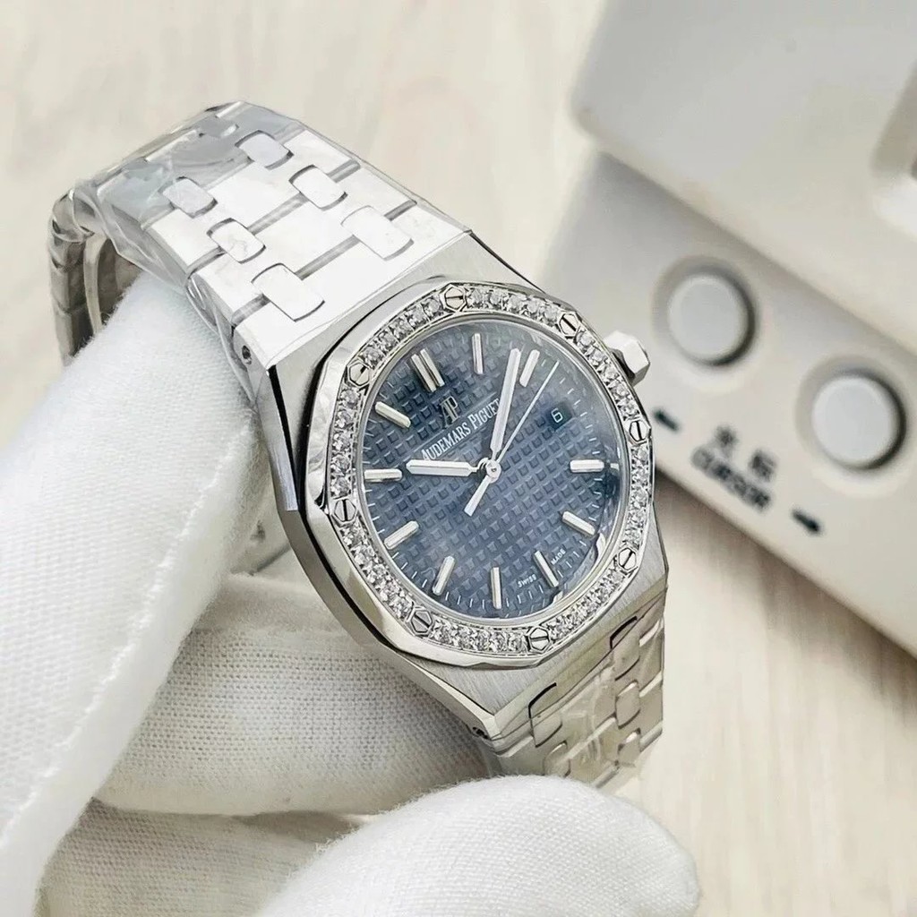 [ONLY] Jf Aibi Royal Oak Series นาฬิกาข้อมือ ไขลานอัตโนมัติ ขนาด 34 มม. พร้อม 9015