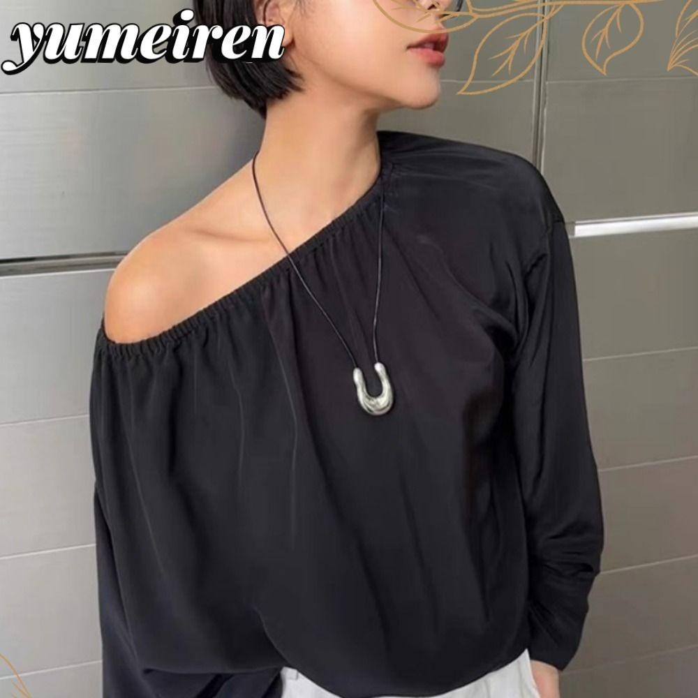 Yumeiren ไม ่ สม ่ ําเสมอ Y2k จี ้ , เกาหลี Vintage U-รูปสร ้ อยคอ , หนังเชือกแฟชั ่ น Collares อุป