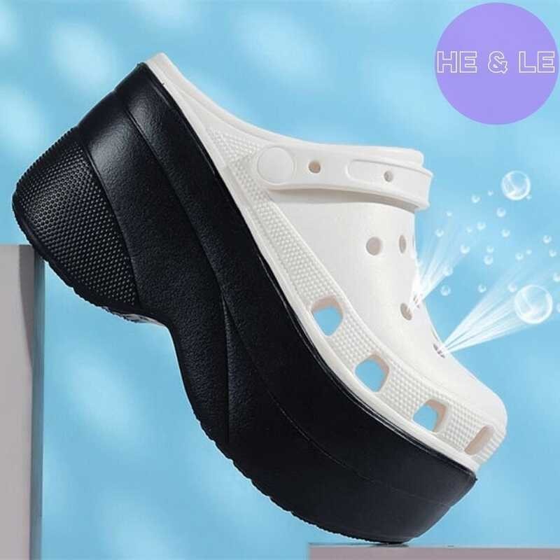 ➧ HOT ●☼✑♀ 【การจัดส่งที่รวดเร็ว】【He Le】New COLORS รองเท้าแตะ