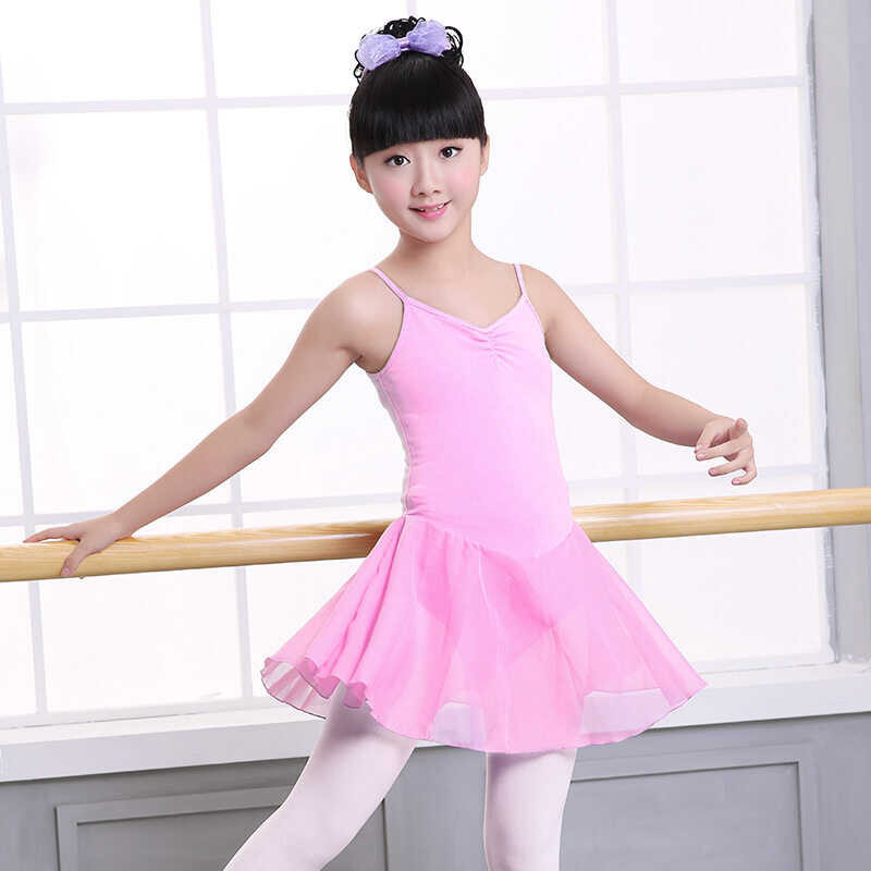 ❤ Lolanta Kids Girls Professional Ballet Camisole Gymnastics Leotard Dance Practices Chiffon Dres