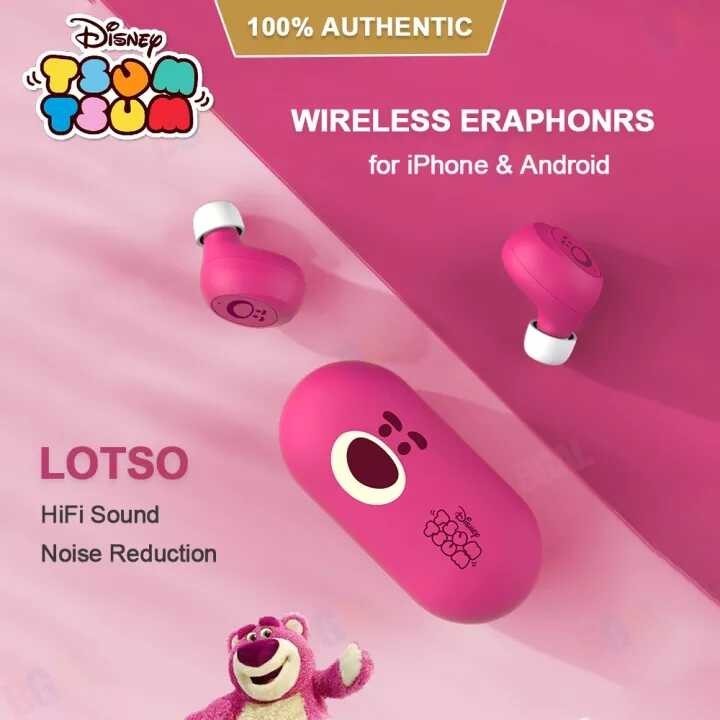 100% Authentic Minipods Lotso Wireless Earphone Bluetooth Earbuds Hifi Sound Noise Reduction Headse