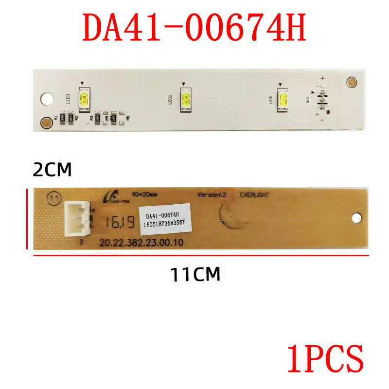 DA41-00674H สำหรับตู้เย็นซัมซุงหลอดไฟ DC12V LED แถบแสงแสดงชิ้