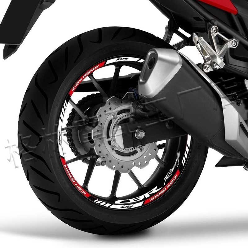 ❤ Suitable For Honda Cbr650r Wheel Tire Reflective Letters Waterproof Decals Car Stickers Modi