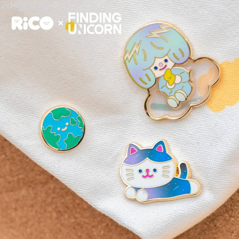 ♞,♘กำลังมองหา Unicorn Rico Universe Series Ball Blind Box Tendy Bags Metal Jewelry Gecondative Bel