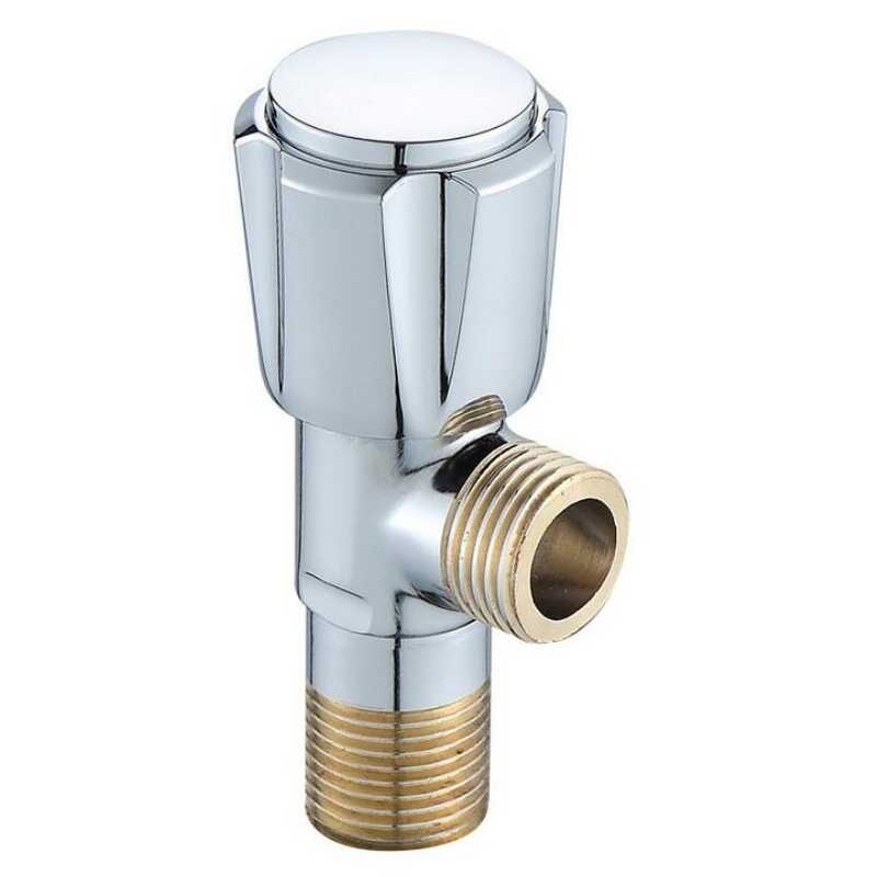 G1/2 Brass Thickened Angle Toilet Faucet Heater Hot And Cold Water Triangle Vae Kitchen Bathroom Accessories