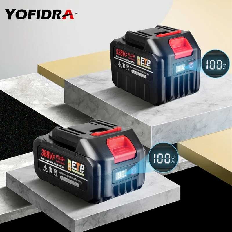 388Vf ลิเธียมชาร์จได้30000mah 20000Mah แบตเตอรี่ลิเธียม21v อัพเกรด928vf บวกกับแบตเตอรี่เครื่องมือไฟฟ