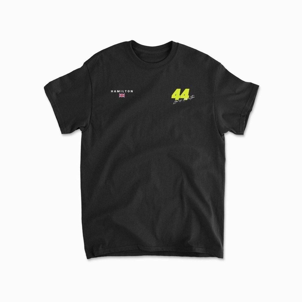 เสื้อยืด พิมพ์ลาย Hamilton Formula Racing Lewis Gift F1 สําหรับผู้ชาย และผู้หญิง