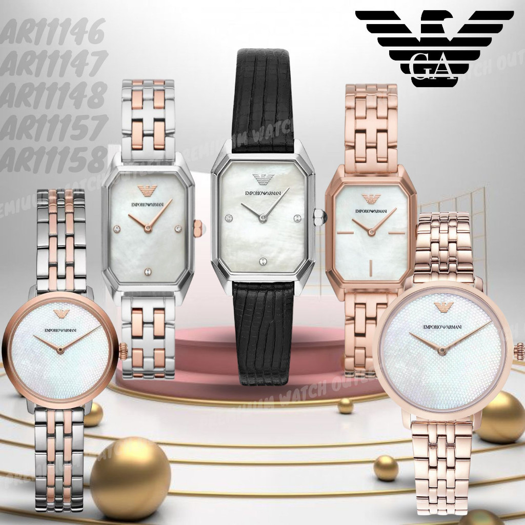 ♞OUTLET WATCH นาฬิกา Emporio Armani OWA343 นาฬิกาข้อมือผู้หญิง นาฬิกาผู้ชาย แบรนด์เนม Brand Armani