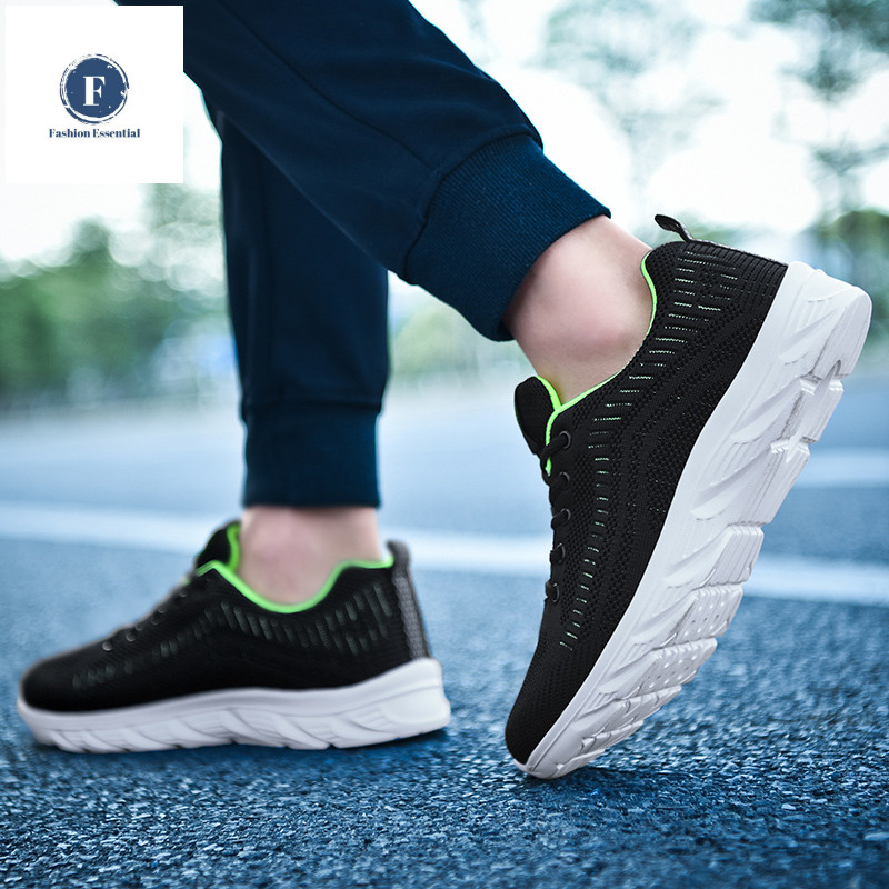 ขนาด 38-46 รองเท ้ าผู ้ ชายตาข ่ าย Jogging รองเท ้ าสําหรับชายรองเท ้ าเดินรองเท ้ าผ ้ าใบตาข ่ าย Breathable รองเท ้ าผ ้ าใบขาย Kasut Bernafas ตาข ่ าย Lelaki