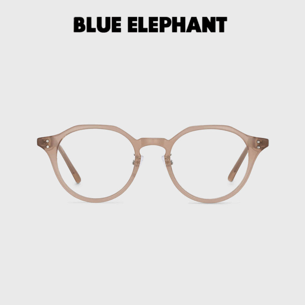 [BLUE Elephant] ใหม่ EDIE แว่นตาพีช แฟชั่น ย้อนยุค อุปกรณ์เสริม / แว่นตา สไตล์เกาหลี Unisex | สินค้
