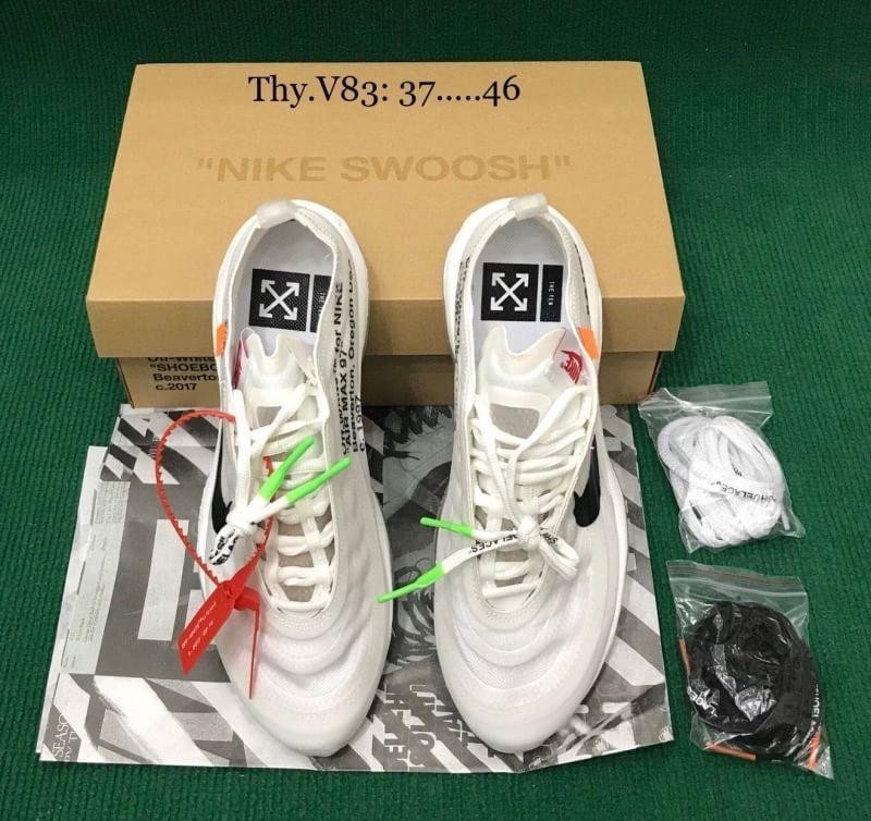 



 ♞,♘รองเท้าผ้าใบ Nike Air Max 97 x Off White "White" Size 37-45 รองเท้าผ้าใบ Unisex