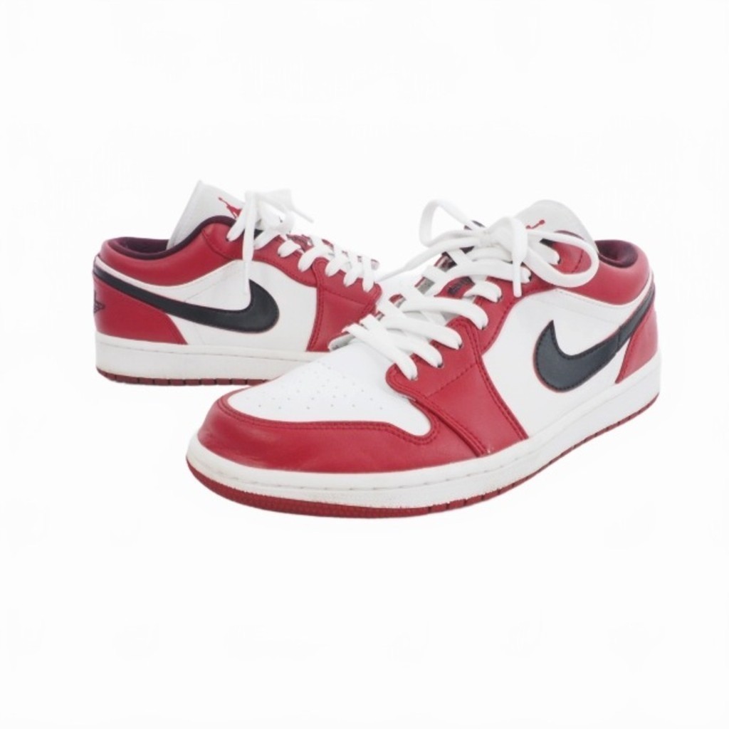 Nike Air Jordan 1 Low Jim Red รองเท ้ าผ ้ าใบ 27 ซม . สีแดง ส ่ งตรงจากญี ่ ปุ ่ นมือสอง
