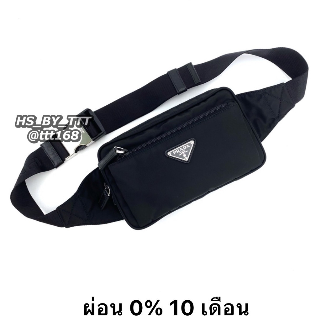 ♞Prada belt bag 2VL977 Dimensions:12.5x4.5x21cm