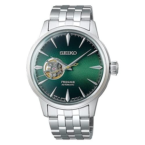 【ส่งตรงจากญี่ปุ่น】Seiko Presage นาฬิกาข้อมือค็อกเทล หน้าปัดสีเขียว Ssa441J1
