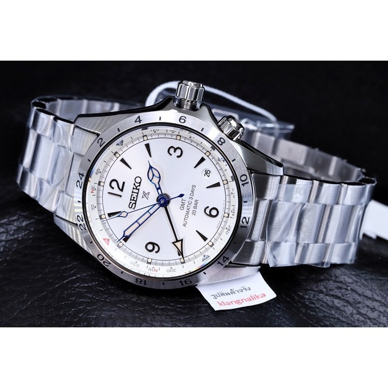 ♞(มีสายหนังแถม) นาฬิกา SEIKO PROSPEX Alpinist GMT  110th Anniversary Limited Edition รุ่นSPB409J /