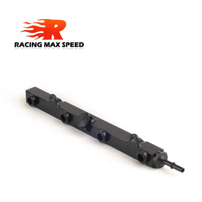 ❤ K SERIES BLACK FUEL RAIL SUIT FOR H0nda K20 K24 RSX Civ1c SI INTEGRA Ep3 With 0-160Psi Gauge