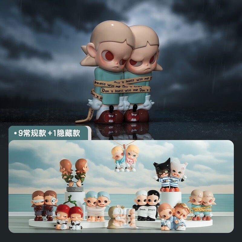 [ของแท้] Popmart Zsiga Twin Series กล่องสุ่ม ของขวัญวันวาเลนไทน์ ของเล่นเซอร์ไพรส์ สําหรับเด็ก