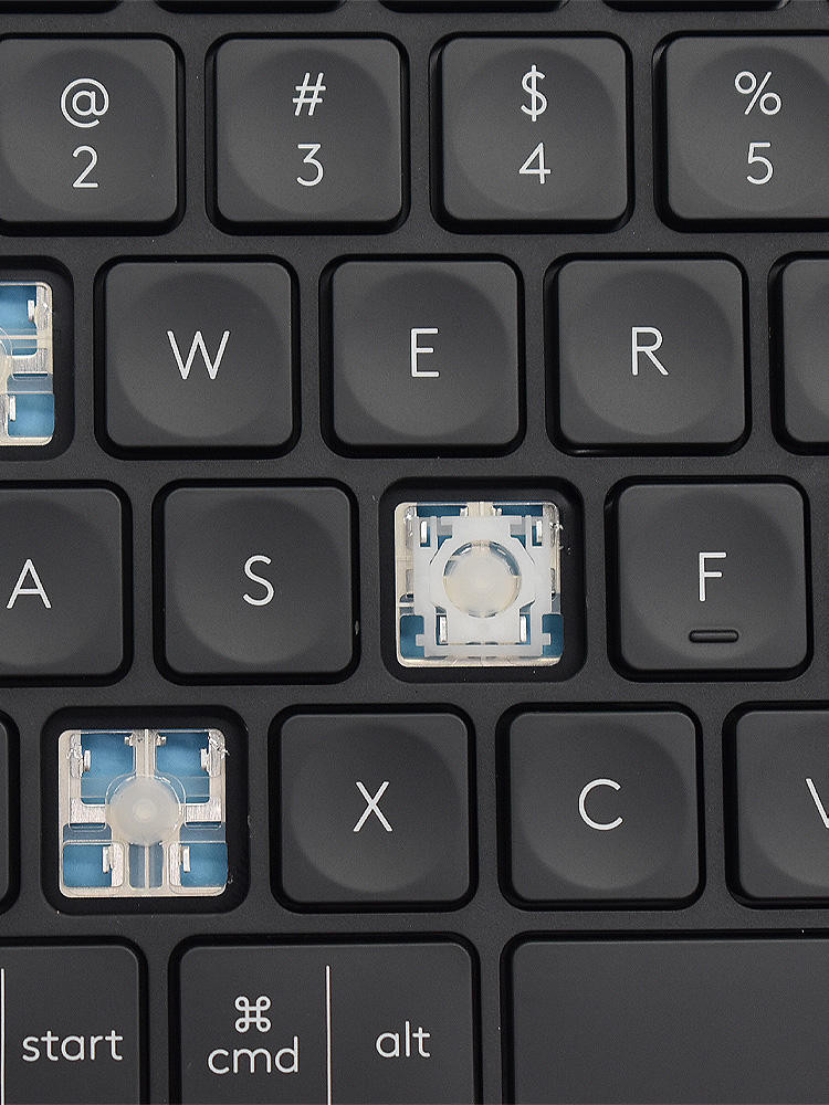 ปุ่มกดปุ่มกดฝาครอบปุ่มวงเล็บอุปกรณ์เสริมเดี่ยวเปลี่ยน Logitech MX เดี่ยว K580 MK470 ไร้สาย K380 บลูท