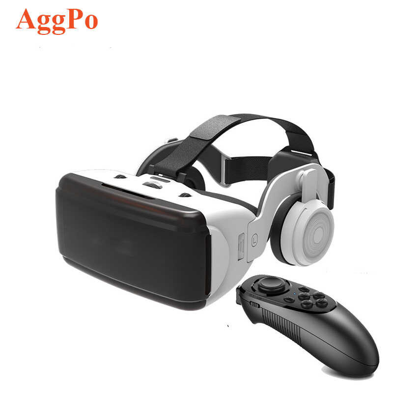 ฟัง (จัดส่งที่รวดเร็ว） 3D VR แว่นตาเสมือนจริงพร้อมแว่นตา 360 Panoramic Wireless Smart VR