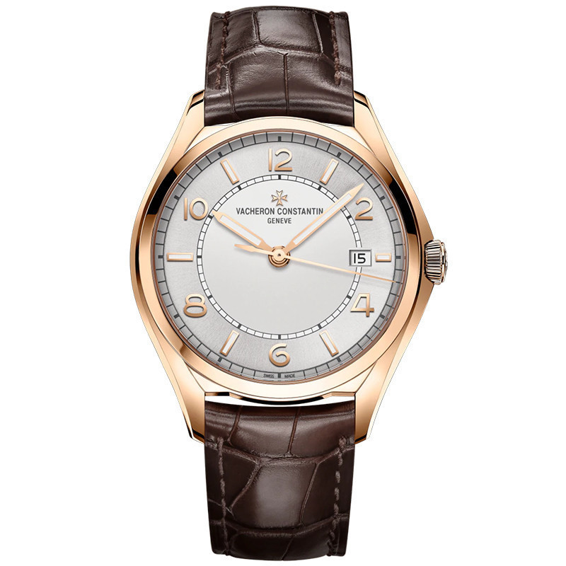 [VC ] นาฬิกา Vacheron 18K Rose Gold นาฬิกากลไกอัตโนมัติชาย 4600E/000R