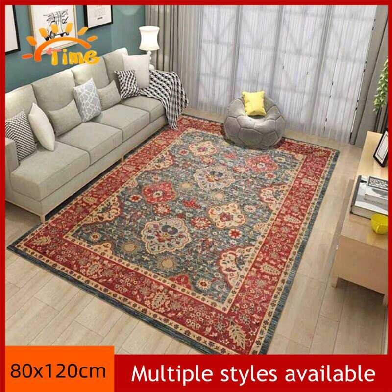 Nordic Moroccan (80X120cm) Style Carpet Antique Persian Bohemian Carpet, Balcony, Living Room Fabri 