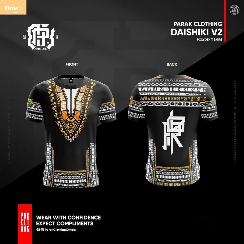 YR DAISHIKI V1-V4 เสื้อยืด POLYDEX เสื้อ ฤดูใบไม้ผลิล่าสุดเสื้อยืด ไม่จํากัดเพศ ตั้งแต่ปี 2024, ฤดูร