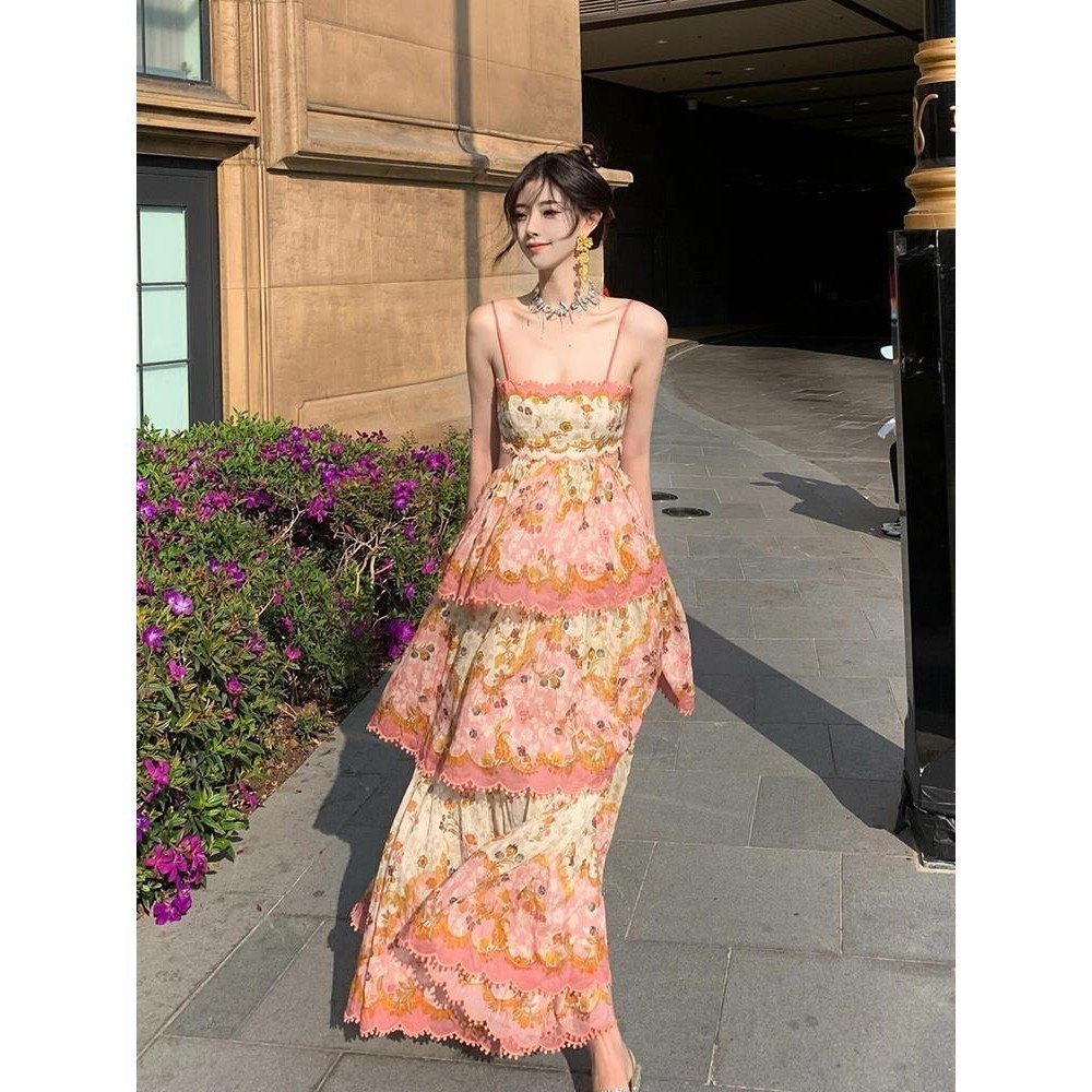 Hawlife Korean Floral Elegant Fariy Off Shoulder Boho Dress 51