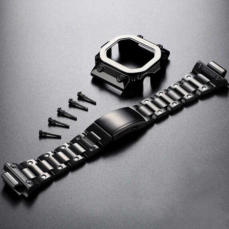 ฝาปิด/เคสสำหรับ สายนาฬิกาโลหะ + G-Shock GX56 GXW56 GX56สาย Bb 316L ส าย