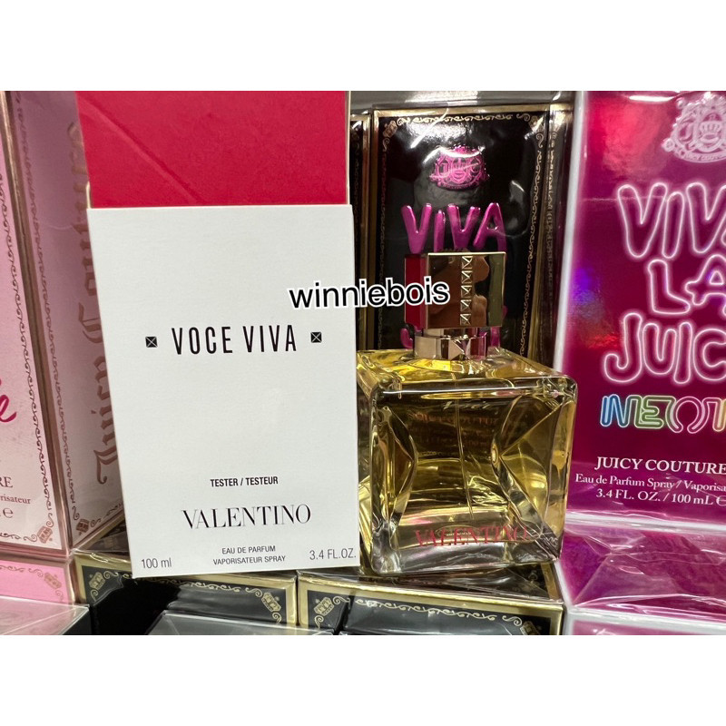 ♞,♘น้ำหอม Valentino voce viva edp 100ml Tester