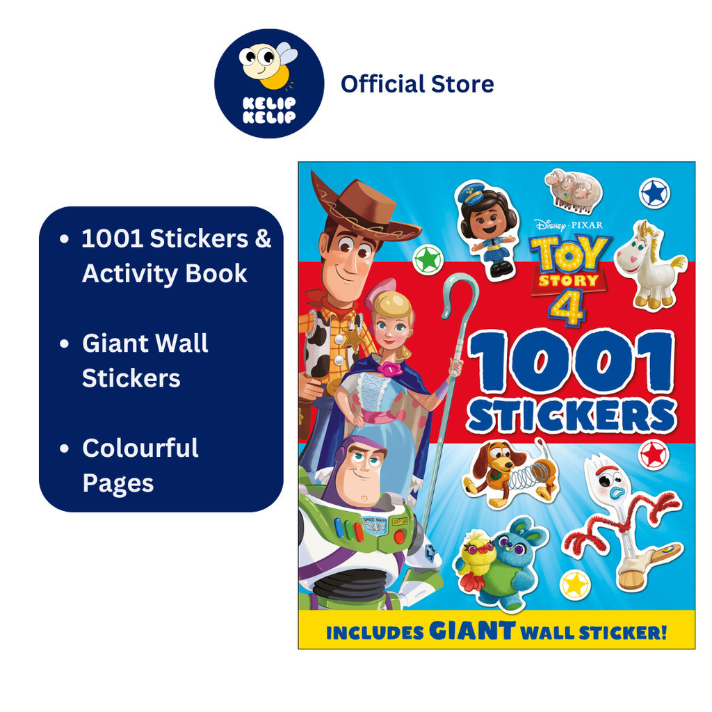 หนังสือสติ๊กเกอร์ Disney Pixar Toy Story 4 1001