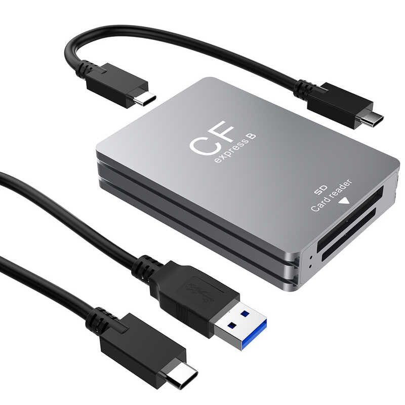 LY ใน 2 1 Cfexpress Type B SD Card Reader เครื่องอ่านการ์ดหน่วยความจำ