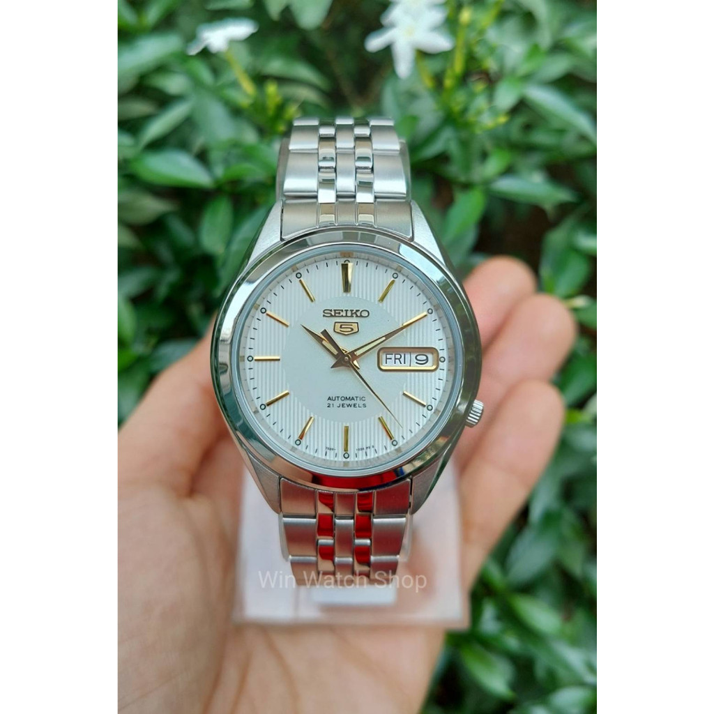 ♞,♘(แท้ 100%) นาฬิกา SEIKO 5 Automatic Men's Watch รุ่น SNKL17K1 ของแท้ 100% รับประกันสินค้า 1 ปีเต